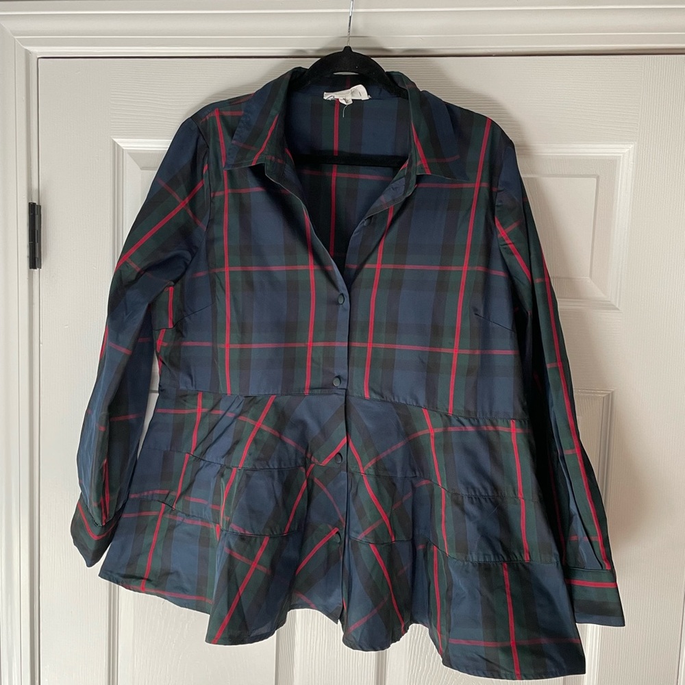 Tuckernuck POMANDER PLACE Fraser Plaid Ashlen Blouse
